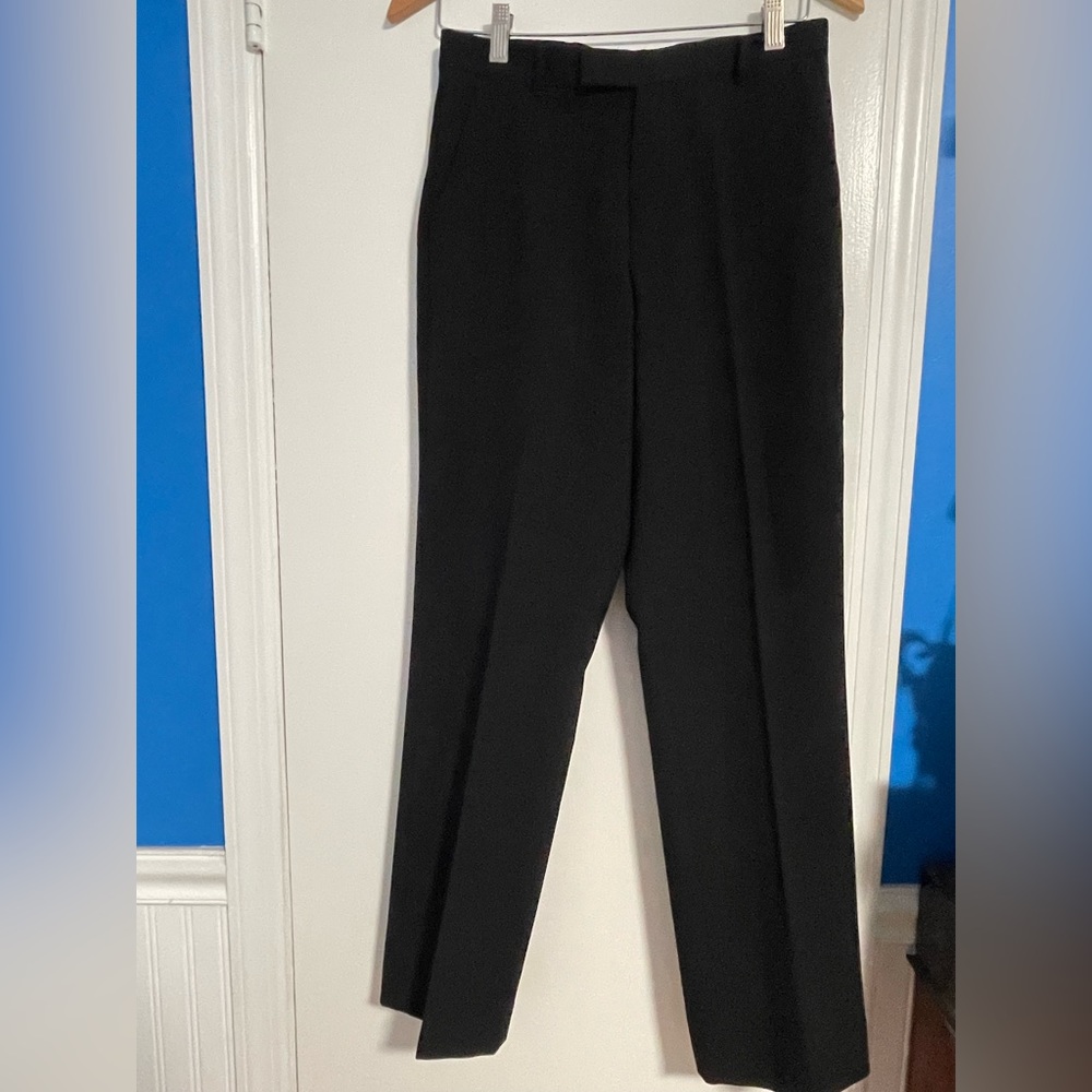 Boys Calvin Klein size 14R black dress pants